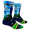 Odd Sox, Thurgood & Brian, Funny Novelty Socks, Large - 3 of 4