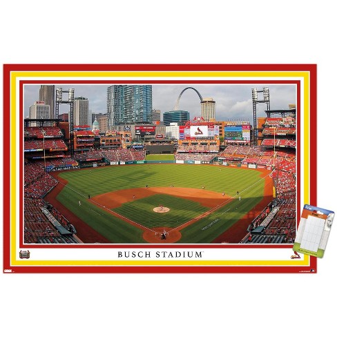 Trends International MLB St. Louis Cardinals - Logo 22 Unframed Wall Poster  Print White Mounts Bundle 14.725 x 22.375