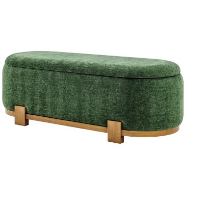 New Pacific Direct Ayleen Chenille Storage Bench