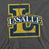 La Salle University Official Distressed Primary Logo Adult Pull-Over Hoodie - 2 of 4