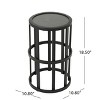NicBex Modern Metal Outdoor End Table Outdoor Side Table, Patio Table Small Table Outdoor Coffee Table for Backyard, Balcony, Porch - 2 of 4