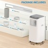 Coucheta 8000 BTU Portable Air Conditioner for Up to 350 Sq.Ft, 3-in-1 Cooling with Dehumidifier, 4 Modes, 24H Timer, Remote, Window Kit Included - 3 of 4