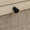 Vatros Rattan 3 Door Shoe Rack Freestanding Modern Shoe Storage Cabinet - 4 of 4