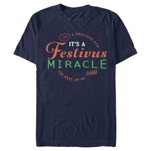 Men's Seinfeld Festivus Wreath T-Shirt - 1 of 4