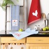Design Imports Asst Rise & Shine Embroidered Dishtowel Set/3 - 4 of 4