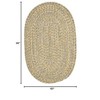 Colonial Mills West Bay Area Rug - Celery Tweed 5'x8' - 2 of 2