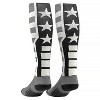 Mk Socks USA Flag Baseball, Football, Soccer Knee High Socks - Black Grey White - 3 of 4