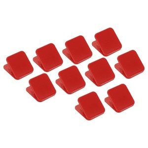 Unique Bargains Multifunctional Office Coffee Picture Paper Square Bag Clips 20 Pcs - 1 of 4
