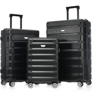 BEAFUP Hardshell Luggage Set 3 Piece, Durable ABS+PC Travel Suitcase with Spinner Wheels for Men Women (20/24/28 Inch) - 1 of 4