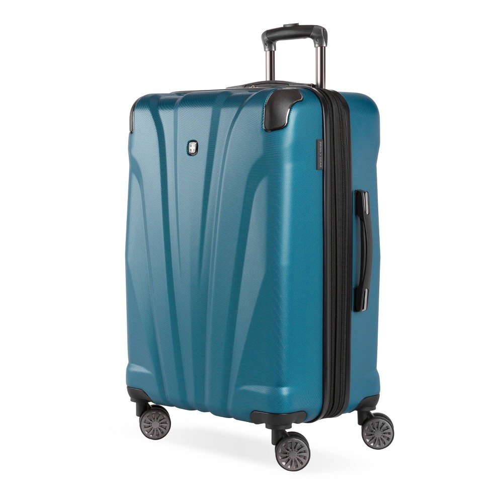 SWISSGEAR Cascade Hardside Medium Checked Suitcase - Teal