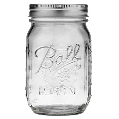 Photo 1 of Ball 16oz 12pc Glass Regular Mouth Mason Jar with Lid and Band