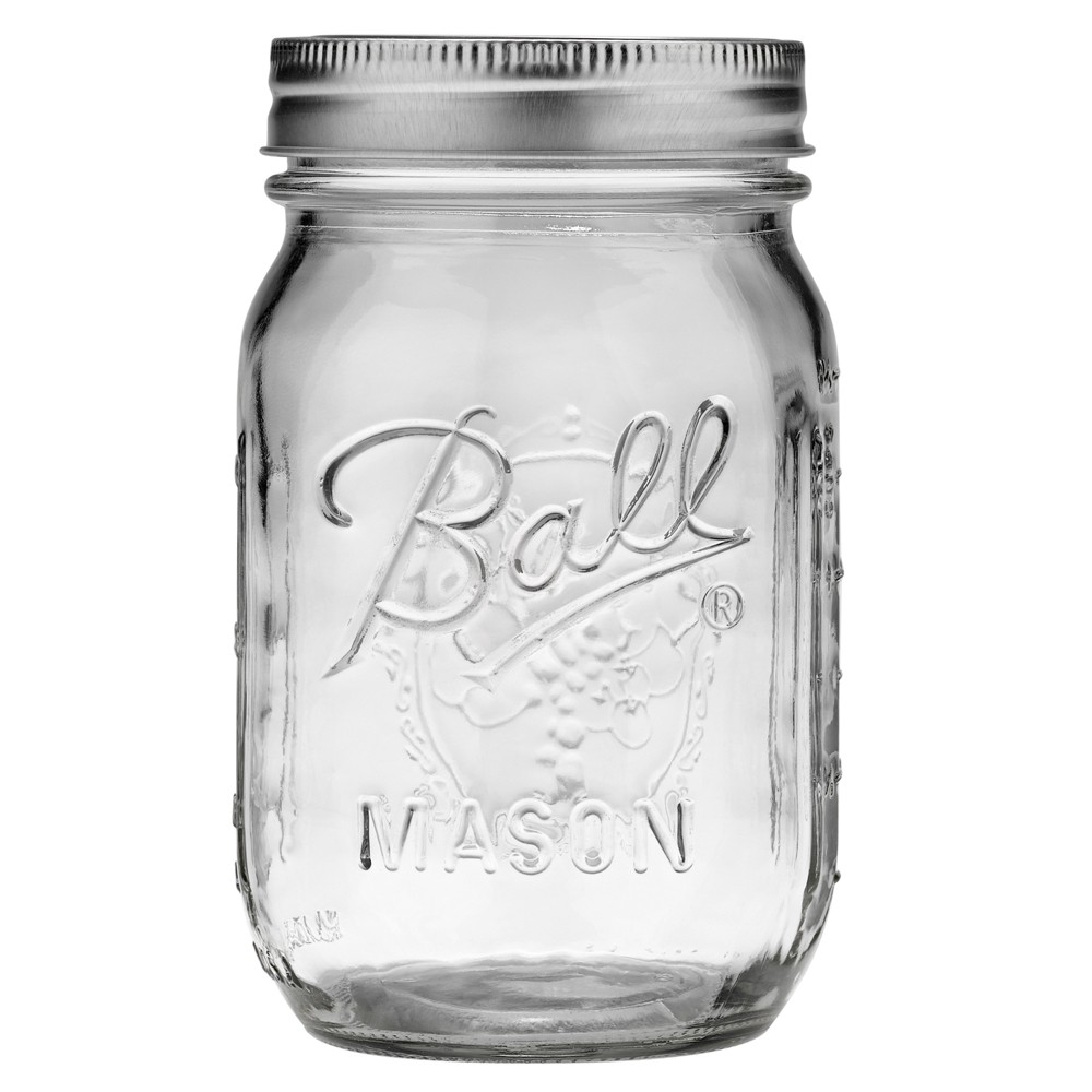 UPC 014400610004 product image for Ball 16oz 12pk Glass Regular Mouth Mason Jar with Lid and Band | upcitemdb.com