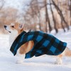 Unique Bargains Dog Cat Warm Vest Plaid Polar Fleece for Winter and Autumn - 4 of 4