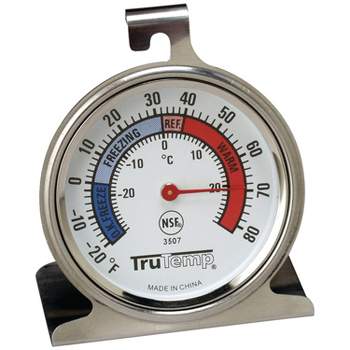 Polder THM-560N Fridge/Freezer Thermometer Stainless Steel
