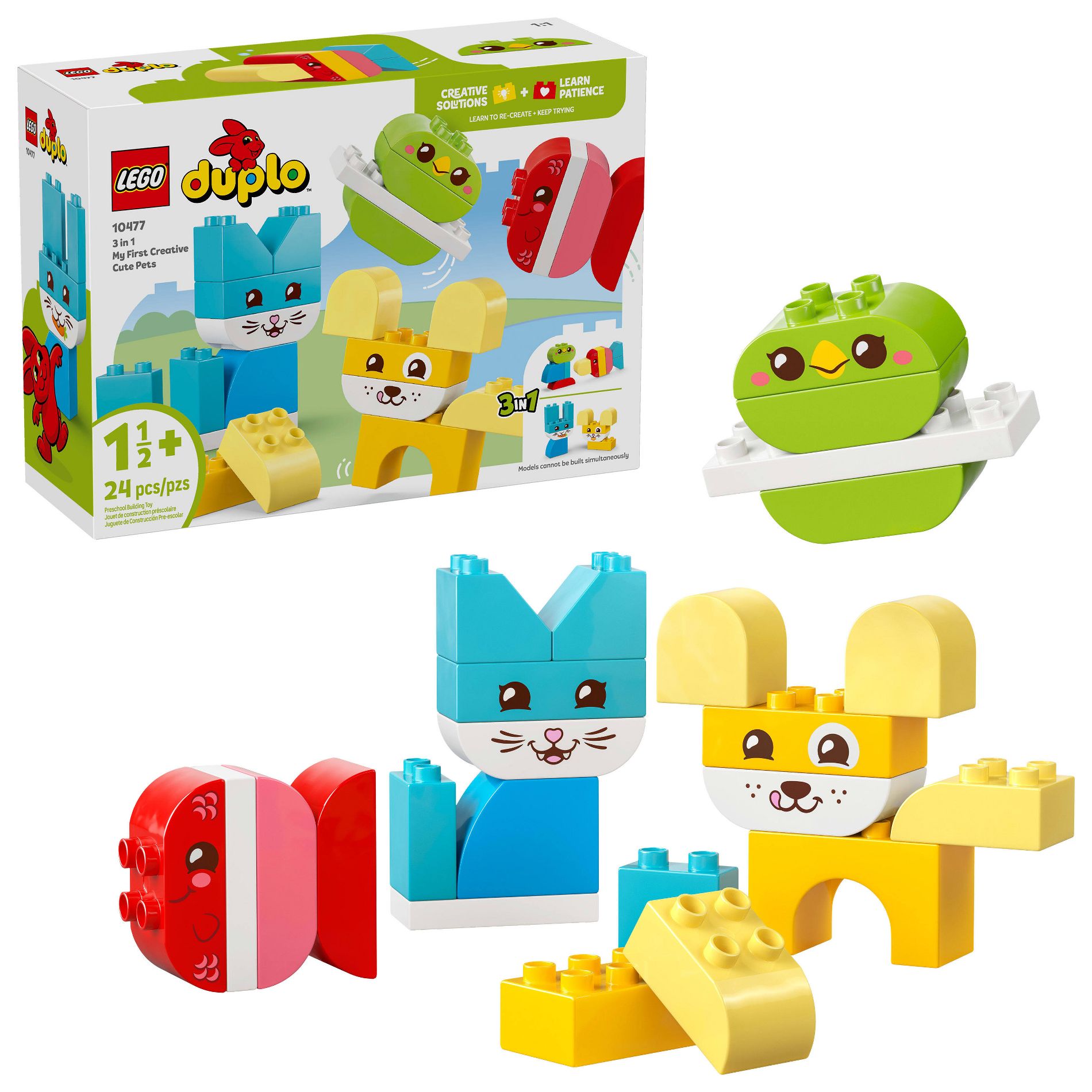 LEGO DUPLO My First 3 in 1 Creative Cute Pets 10477
