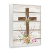Stupell Industries Spiritual Easter Cross Spring Blossoms Black Framed Giclee Art - 3 of 4