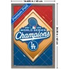 Trends International MLB Los Angeles Dodgers - 2025 World Series Team Logo Framed Wall Poster Prints - 3 of 4