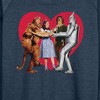 Women's - Wizard of Oz - Dorothy Tin Man Scarecrow Lion Group Heart Lightweight French Terry Wide Neck Long Sleeve Shirt - 2 of 4
