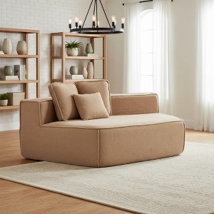 GDFStudio Nyle 75.2'' Modern Teddy Fleece Single Sofa Chair - 1 of 4