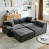 118" Cloud Sectional Couches, L-Shaped Modular Sectional Sofa, Oversized 3-Seater Couch - 4 of 4