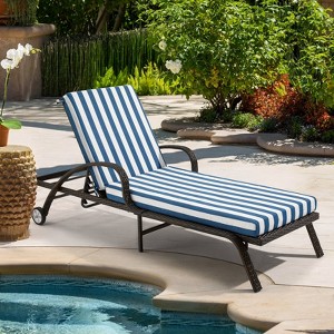 EROMMY Outdoor Chaise Lounge Chair Cushion - 1 of 4