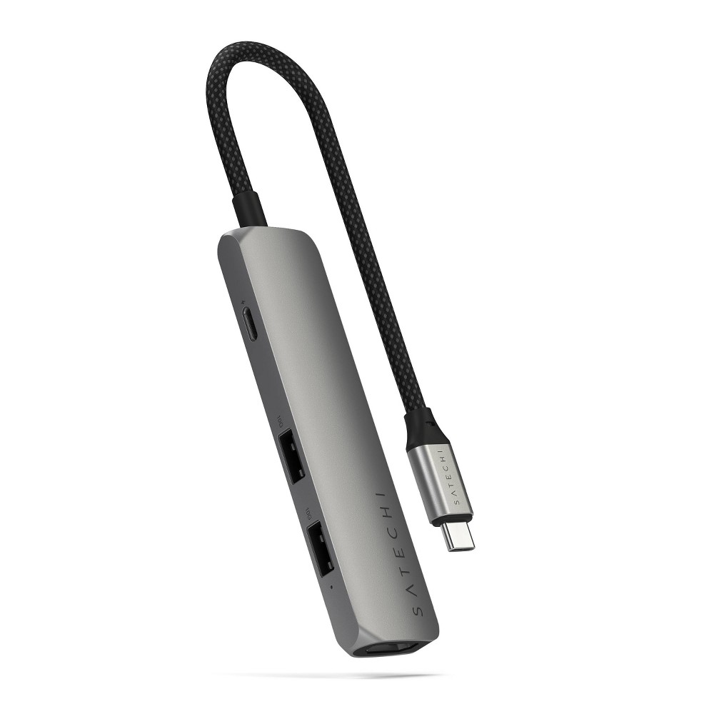 Satechi 4-IN-1 USB-C Slim Multiport with 4K - Space Gray