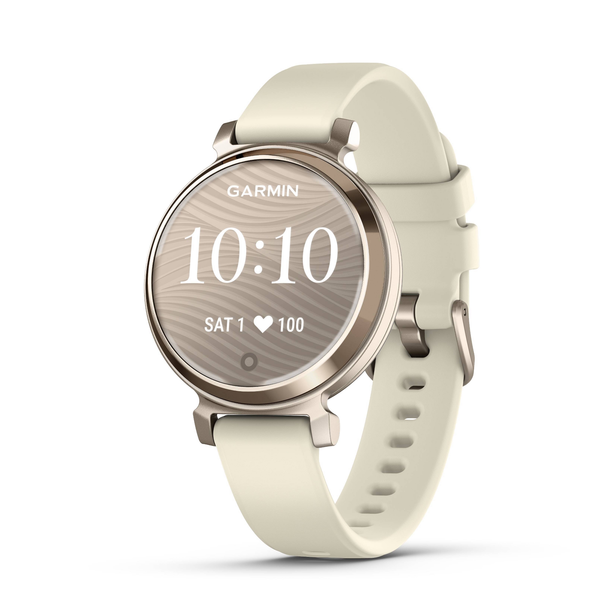 Garmin Lily 2 Smartwatch with Silicone Band Cream Gold