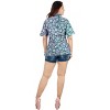 HAPPY BAY Button Down Shirt for Women Casual Summer Beach Party Blouses Button Up Short Sleeve Vacation Dress Tops Tee Shirts - 4 of 4