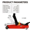 Floor Jack, 2 Ton Low Floor Jack, Steel Racing Floor Jack with Dual Pistons Quick Lift Pump, Floor Jack Lifting Range 3.3"-15.2" - 4 of 4