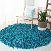 Leather Shag LSG511 Handwoven Rugs - Safavieh - 2 of 4