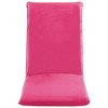 vidaXL Foldable Sunlounger Oxford Fabric Pink - 3 of 4