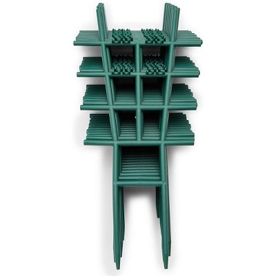 Farmlyn Creek 15 Pack Plastic Trellis for Potted & Climbing Flowers, Plants, Indoor & Outdoor House Garden, 5.9 x 11.25 in