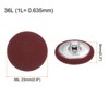 Unique Bargains Metal Shank Round Cloth Covered DIY Sewing Buttons 20 Pcs - 2 of 4