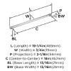 Amerock Farewind Appliance Pull for Large Panels and Oversized Cabinets - 3 of 4