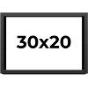 PosterPalooza | Shadow Box 1.5" Depth Black Picture Frame - UV Acrylic, Backing Board, Hanging Hardware - 2 of 4