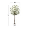 Best Choice Products Artificial Olive Tree, Lifelike Faux Tree, Home Accent Décor w/ Planter Pot, Realistic Trunk - 2 of 4