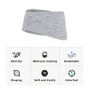 Anna-Kaci Sports Headband Moisture-Wicking for Running Workouts Exercise Men and Women Winter Ear Warmer - 2 of 4