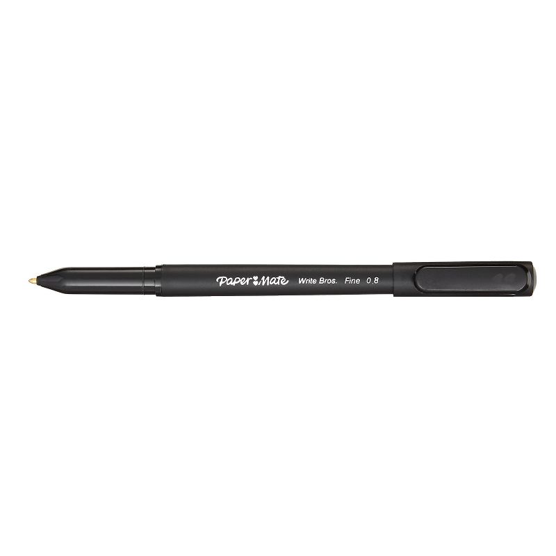 Paper Mate Write Bros. Ballpoint Pens Fine Point Black Ink Dozen (33811) 2124515, 3 of 4