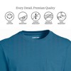 Lands' End Men's Super-T Short Sleeve T-Shirt with Pocket - 3 of 4