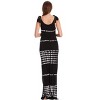 Riviera Sun Womens Tie Dye Maxi Dress - Side Slit Knit Sundress for Women - 3 of 3