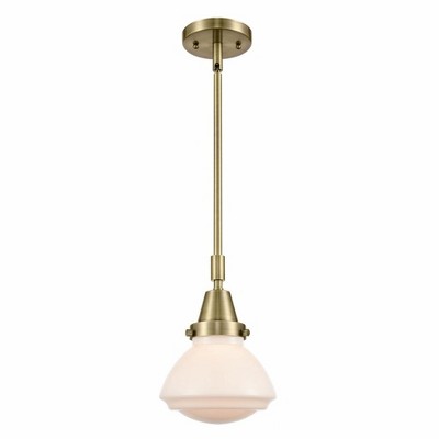Olean - 1 Light Stem Hung Mini Pendant In Industrial Style-8.88 Inches Tall and 6.75 Inches Wide