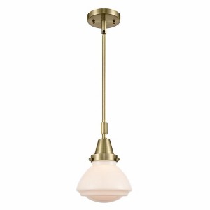 Olean - 1 Light Stem Hung Mini Pendant In Industrial Style-8.88 Inches Tall and 6.75 Inches Wide - 1 of 1