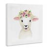 Stupell Industries Baby Lamb Sheep Flower Crown, 30" x 30" - 3 of 4