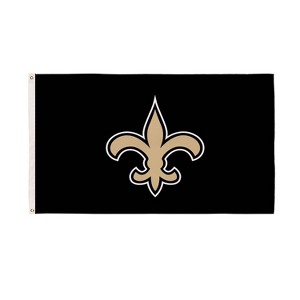 NFL New Orleans Saints 3 x 5 Outdoor Durable House Flag with Grommets | Sport Team Flag & Banner | Indoor Wall Decor Flag - 1 of 4