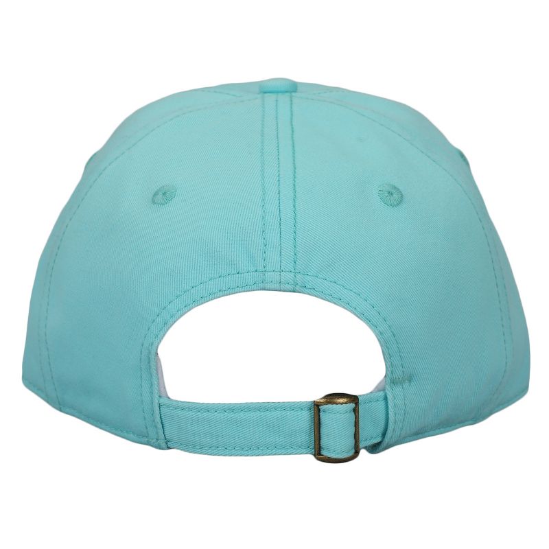 Cinnamoroll Chenille Character Patch Men's Teal Washed Cotton Twill Baseball Cap, 5 of 7