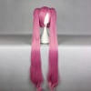 Unique Bargains Women's Wigs 43" Pink Gradient with Wig Cap - 2 of 4