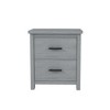 NicBex Vintage 2-Drawer Wooden Nightstand, Storage Cabinet for Bedroom, Simple & Sturdy Dresser for Closet Space, Bedroom Side Table - 4 of 4