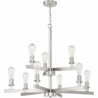 Craftmade Lighting Chicago 9 - Light Chandelier in  Brushed Polished Nickel