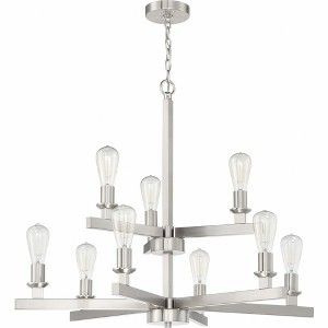 Craftmade Lighting Chicago 9 - Light Chandelier in  Brushed Polished Nickel - 1 of 2