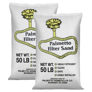 Palmetto Filter Sand for Residential and Commercial Pool Sand Filters for Removing Leaves, Dirt, Dust, and Small Particles - 1 of 4